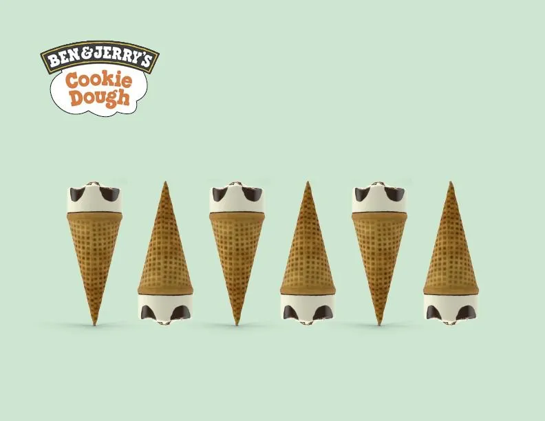 Ben & Jerry's — Cookie Dough · Conos